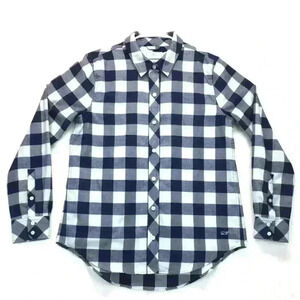 Vineyard Vines Performance Flannel Shirt Womens size 00 Relaxed Buffalo Check